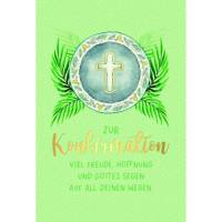 Konfirmation Handmade Glückwunschkarte mit Umschlag...