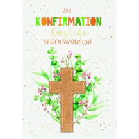 Konfirmation Handmade Glückwunschkarte mit Umschlag...