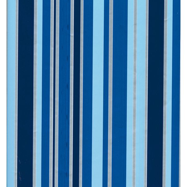 Geschenkpapier - Röllchen - 70x150 cm - blaue Streifen