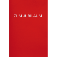 Jubiläum unverpackte Glückwunschkarte mit...