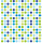 Geschenkpapier Röllchen 70 x 150 cm Tupfen Punkte Dots grün blau weiß