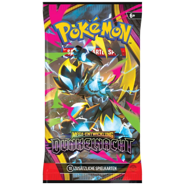 Pokémon Dunkelnacht 1 x Booster-Pack Sammelbildertüte mit 10 Karten Sammelkartenspiel POKEMON