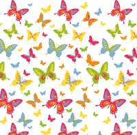 Geschenkpapier - Röllchen - 70x150 cm - Schmetterling