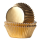 40 Deko Muffins Backförmchen gold 50 x 27mm in Verpackungsfolie mit Eurolochung