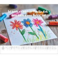 Kalender 2027 Tischaufstellkalender Kleine Kalender zum Lächeln 2027 - 14x12 Alpha Edition