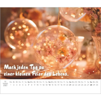 Kalender 2027 Tischaufstellkalender Kleine Kalender zum Lächeln 2027 - 14x12 Alpha Edition
