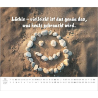 Kalender 2027 Tischaufstellkalender Kleine Kalender zum Lächeln 2027 - 14x12 Alpha Edition
