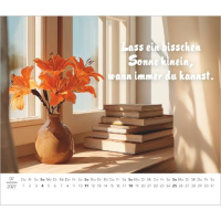 Kalender 2027 Tischaufstellkalender Kleine Kalender zum Lächeln 2027 - 14x12 Alpha Edition