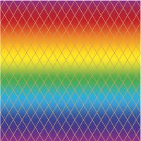 Geschenkpapier Röllchen 70x150 cm Regenbogen rot...
