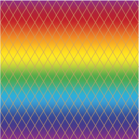 Geschenkpapier Röllchen 70x150 cm Regenbogen rot...