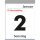 Kalender 2027 Abreißkalender Tagesabreißkalender XL - 8,1x10,5 Patentklammer Zettler
