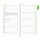 Kalender 2027 Taschenplaner 1 Monat / 2 Seiten Recyclin - 8,8x15,2 Drahtheftung Zettler