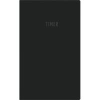 Kalender 2027 Taschenplaner 1 Monat / 2 Seiten schwarz Reg - 9,5x16 Drahtheftung Zettler
