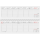 Kalender 2027 Tischquerkalender Classic black - 29,7x10,5 Zettler