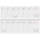 Kalender 2027 Tischquerkalender Classic red - 29,7x10,5 Zettler