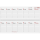 Kalender 2027 Tischquerkalender GROSSDRUCK - 32x10,5 Drahtkammbindung Zettler