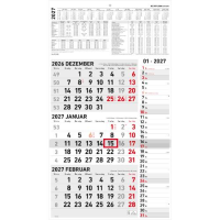 Kalender 2027 Mehrmonatskalender 3-Monatskalender Kombi -...
