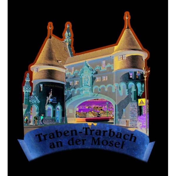 Traben-Trarbach an der Mosel Magnet Brückentor Trarbach Torbogen