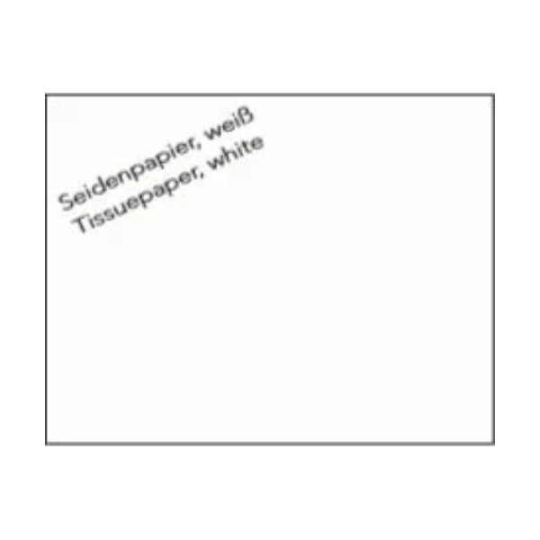 A - Geschenkpapier - Röllchen - Seidenpapier - 70 x 300 cm - weißes Seidenpapier