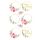 Sticker Aufleber Happy Birthday Blumenkranz 1 Bogen in der Packung