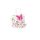 Tasche klein - CD-Format 14,5x15x6 cm -  rosa Wildblumen - Dreams