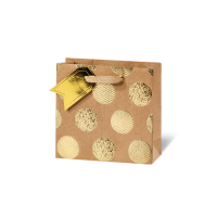 Tasche klein - CD-Format 14,5x16x6 cm - Golden Dots -...
