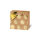 Tasche klein - CD-Format 14,5x16x6 cm - Golden Dots - goldene Punkte