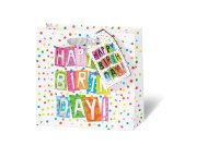 Tasche klein - CDFormat - 14,5x15x6 cm - Birthday Confetti