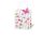 Tasche medium - Buch Format - 23x19x9 cm - Dreams - Wildblumen in rosa und blau