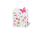 Tasche medium - Buch Format - 23x19x9 cm - Dreams - Wildblumen in rosa und blau
