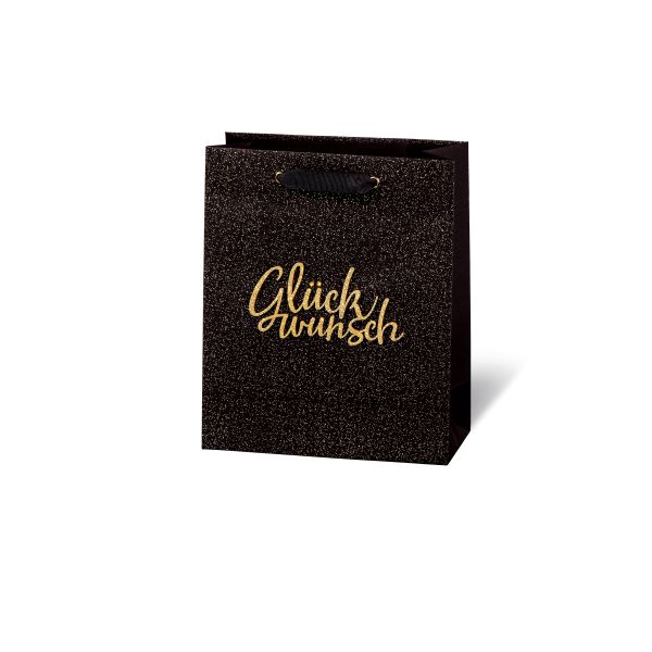 Tasche medium - Buch-Format - 23x19x9 cm - Glückwunsch