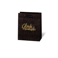Tasche medium - Buch-Format - 23x19x9 cm - Glückwunsch