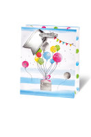 Tasche medium  Buch Format - 23x19x9 cm - Luftballons